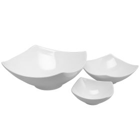Gibson Elite Gracious Dining 3-Piece Stoneware Squ