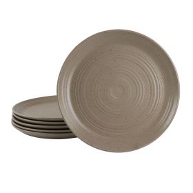 Gibson Milbrook 6 Piece 10 Inch Round Stoneware Di
