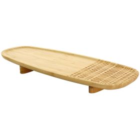 Gibson Home 17.7 Inch Sadler Narrow Wooden Serving