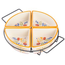 Laurie Gates Tierra 4-Section Hand Painted Stonewa