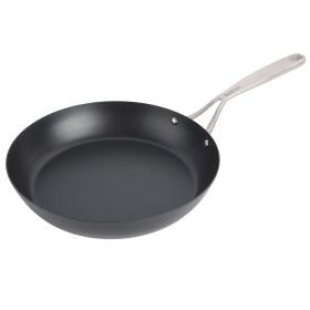 Babish 12 Inch Round Blue Carbon Steel Double Rive