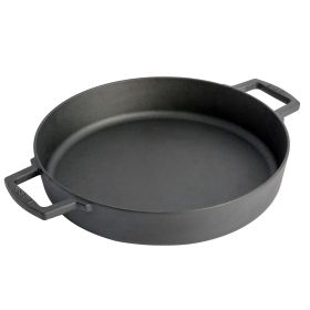 Babish 13 Inch Pre-Seasoned Cast Iron Everyday Pan