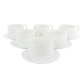 Our Table Simply White 6 Piece 3.75 Inch Porcelain