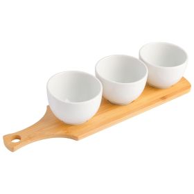 Gibson Gracious Dining 3 Piece White Fine Ceramic