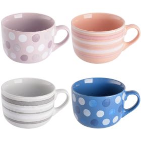 Mr. Coffee Cappuccino Bliss 4 Piece 23 Ounce Stone