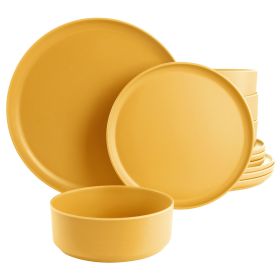 Gibson Home Canyon Crest 12 Piece Round Melamine D