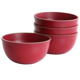 Gibson Home Rockabye 4 Piece Melamine Cereal Bowl