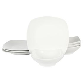 Gibson Home Zen Buffetware 8 Piece Fine Ceramic Di