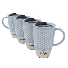 Mr. Coffee Coupleton Dot 4 Piece 15 Ounce Stonewar