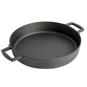Babish 13 Inch Cast Iron Everyday Pan with Handles