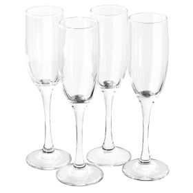 Gibson Home Belinni 4 Piece 6.4oz Fluted Champagne