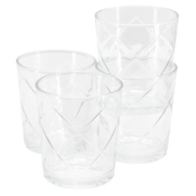 Gibson Home Lattice 4 Piece 13.5 Ounce Double Old-
