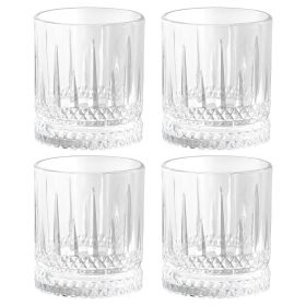 Gibson Home 4 Piece 13 Ounce Iceberg Embossed Doub