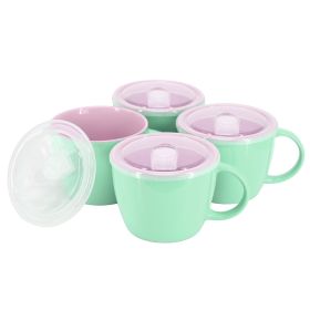Gibson Home On The Go 4 Piece 25 Ounce Stoneware S
