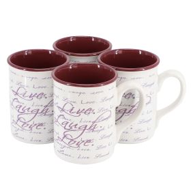 Gibson Home Inspirational Words Live, Laugh, Love