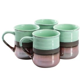 Gibson Home Copper Tonal 4 Piece 18 Ounce Stonewar