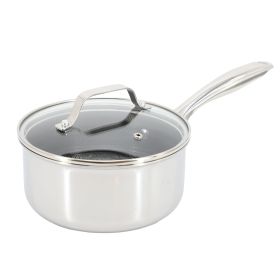 Modessa 2.5 Qt. Nonstick Triply SS Saucepan and Lid