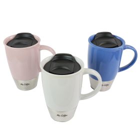 Mr. Coffee14 oz Stoneware Assorted Travel Mug Set