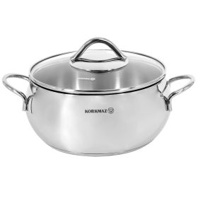 Tombik 2.5 L. SS Casserole in Polished Silver