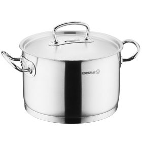 Proline Pro. 3.8 L. SS Casserole w/Lid in Silver