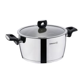 Korkmaz Nora 2 Piece 5.5 Liter Stainless Steel Cas