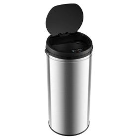 8-Gallon Stainless Steel Motion Sensor Trash Can K