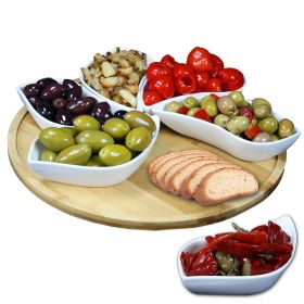 Elama Signature Modern 13.5 Inch 7pc Lazy Susan Ap