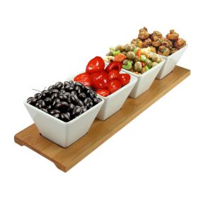 Elama Signature Modern 5pc Appetizer and Condiment
