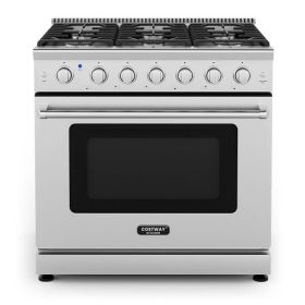 36 Inches Freestanding Natural Gas Range with 6 Bu