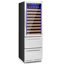 24 In. SS Wine and Beverage Refrigerator