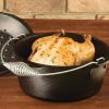 5-Quart Seasoned Cast Iron Dutch Oven with Lid and