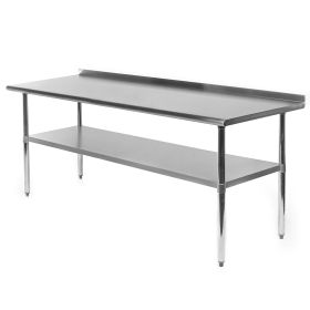 Stainless Steel 72 x 30 inch Kitchen Restaurant Pr