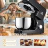 Black SS 6 Quart Bowl Tilt 600W Kitchen Mixer