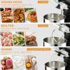 Black SS 6 Quart Bowl Tilt 600W Kitchen Mixer