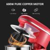 Red SS 6 Quart Bowl Tilt 600W Kitchen Mixer