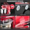 Red SS 6 Quart Bowl Tilt 600W Kitchen Mixer