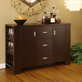 Modern Dining Buffet Sideboard Server in Cappuccin