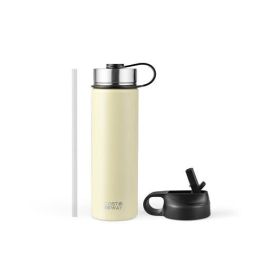 22 Oz Double-walled Insulated Stainless Steel Wate