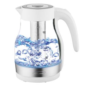 Brentwood Glass 1.7 Liter Electric Kettle with Tea