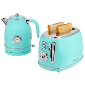 MegaChef 1.8 Quart Electric Tea Kettle and 2 Slice