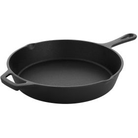 MegaChef 10 Inch Round Preseasoned Cast Iron Fryin