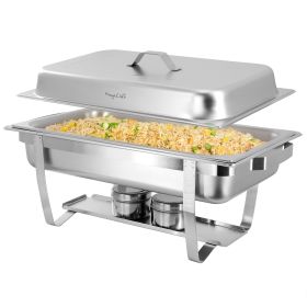 MegaChef 9.5 Quart Stackable Stainless Steel Profe