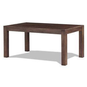 Modern Farmhouse 63-inch Solid Wood Dining Table i