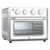 Silver SS Convection Toaster Oven Kitchen Air Fryer
