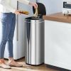 Motion Sensor SS 13 Gallon Trash Can w/Ozone Button