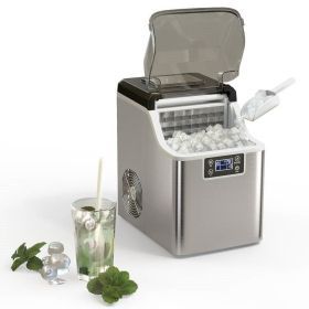 Countertop Home Electric Ice Machine with Scoop -