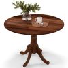 Round 40-inch Solid Wood Farmhouse Kitchen Dining