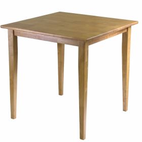 Solid Wood Shaker Style Square Dining Table in Lig