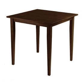 Square Wood Shaker Style Dining Table in Antique W