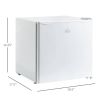 Compact Countertop Upright Mini Freezer 1.1 Cu. Ft. White